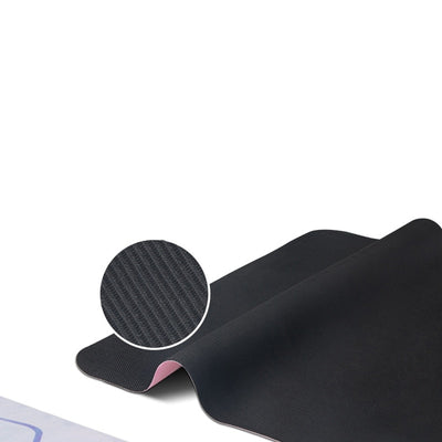 Natural Rubber Patterned Yoga Mat Non-slip Portable Microfiber
