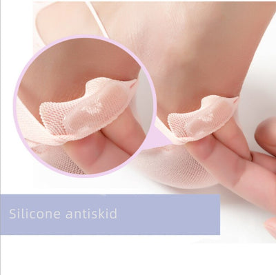 Women Elegant Yoga Socks Slippers Five Toe