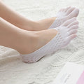 Women Elegant Yoga Socks Slippers Five Toe