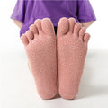Non-slip Socks Ladies Ventilation Ballet Dance Gym Fitness Pilates Grip Socks