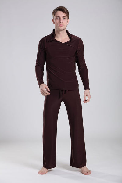Men Yoga Clothes Suit Martial Arts Tai Chi Exercise Clothing set de yoga