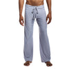 Yoga Fitness Casual Pants Men's Solid Drawstring Trousers Sports Pants