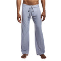 Yoga Fitness Casual Pants Men's Solid Drawstring Trousers Sports Pants