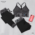 Women Yoga Sets Sports Bra+Yoga Pants+Shorts Fitness Clothing