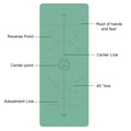 1830*610*6mm EVA Yoga Mat with Position Line Non Slip Carpet Mat