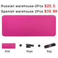 10mm Non-slip Yoga Mat 183x61cm NBR Fitness Gym