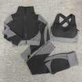 Seamless Yoga Sets New Knitted Hip-lifting Elastic Running Sports