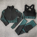 Seamless Yoga Sets New Knitted Hip-lifting Elastic Running Sports