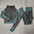 Seamless Yoga Sets New Knitted Hip-lifting Elastic Running Sports