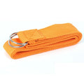 Printed Cotton Yoga Belt Washable D-Ring Stretch