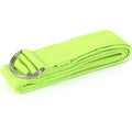 Printed Cotton Yoga Belt Washable D-Ring Stretch