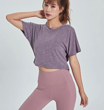 Open Back Top Loose Breathable Tank Top Yoga